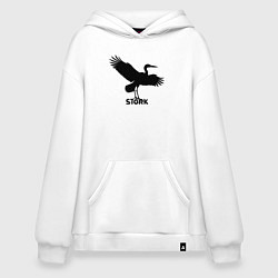 Худи оверсайз Аист граффити