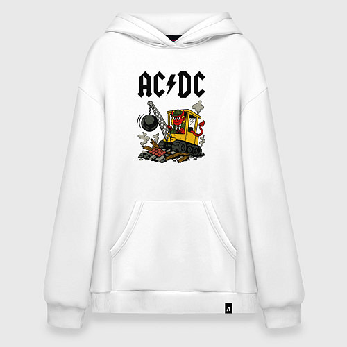 Худи оверсайз ACDC Ballbreaker World Tour / Белый – фото 1