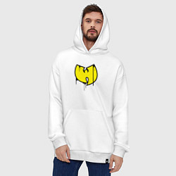 Толстовка-худи оверсайз Wu-Tang style, цвет: белый — фото 2