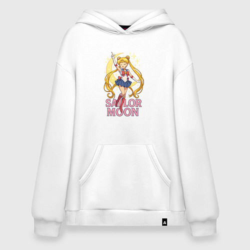 Худи оверсайз Sailor Moon / Белый – фото 1