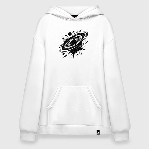 Худи оверсайз Звёздный вихрь / Белый – фото 1