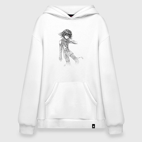 Худи оверсайз Данганронпа V3 - Кокичи Ома / Белый – фото 1