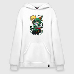 Худи оверсайз Моя геройская академия Изуку Мидория