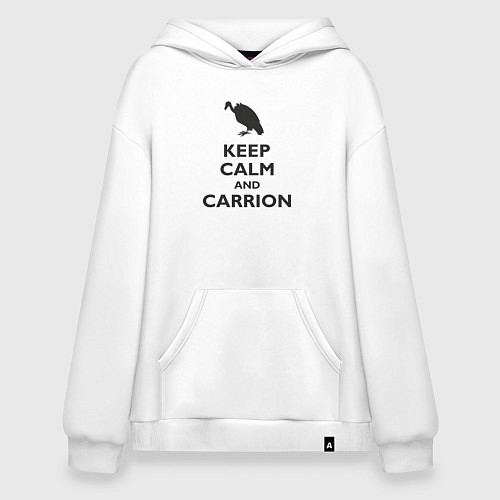 Худи оверсайз Carrion / Белый – фото 1