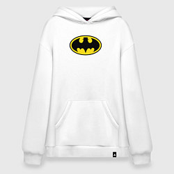 Толстовка-худи оверсайз Heisenberg Batman, цвет: белый
