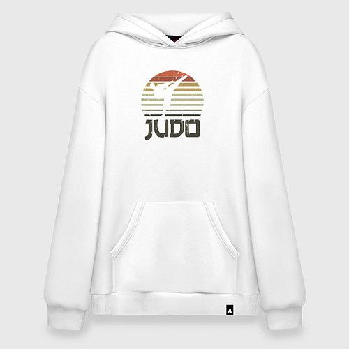 Худи оверсайз Judo fighter / Белый – фото 1