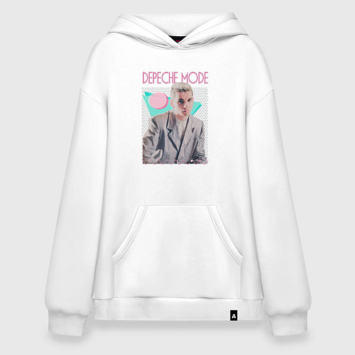 Худи оверсайз Depeche Mode 80s Dave / Белый – фото 1