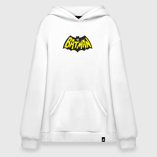 Худи оверсайз Batman old classic / Белый – фото 1
