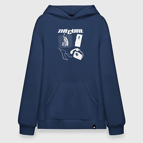 Худи оверсайз The Cure group / Тёмно-синий – фото 1