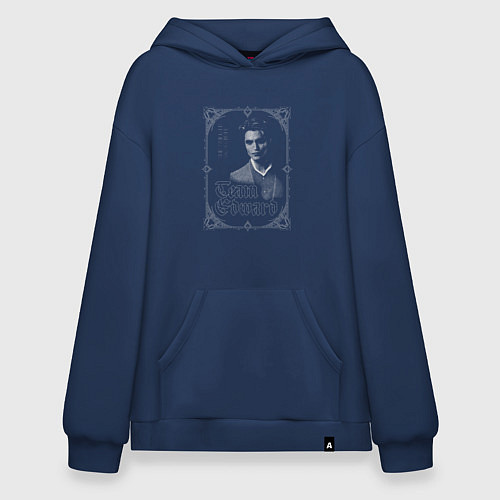 Худи оверсайз Команда Эдварда Сумерки / Тёмно-синий – фото 1