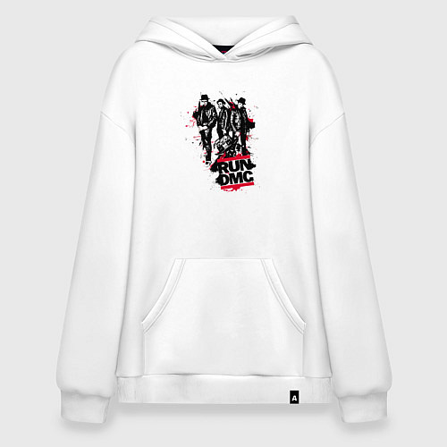 Худи оверсайз Run - DMC / Белый – фото 1