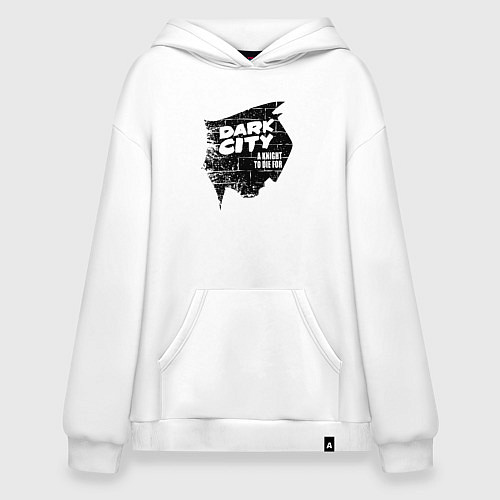 Худи оверсайз Рыцарь за которого можно умереть / Белый – фото 1