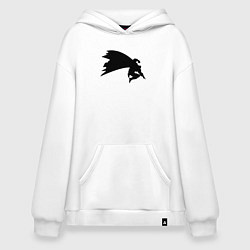 Толстовка-худи оверсайз Batman fight, цвет: белый