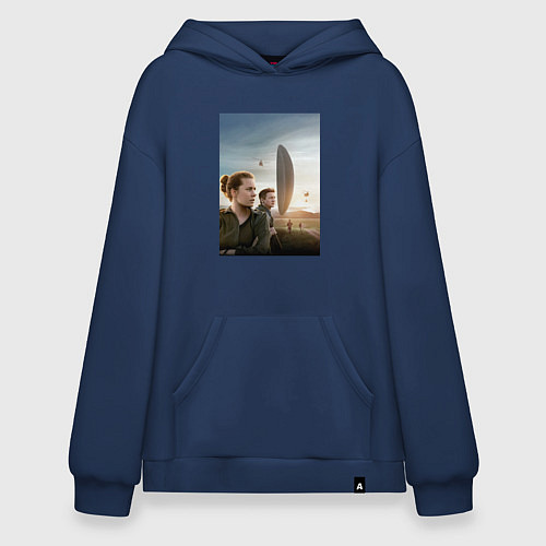 Худи оверсайз Arrival / Тёмно-синий – фото 1