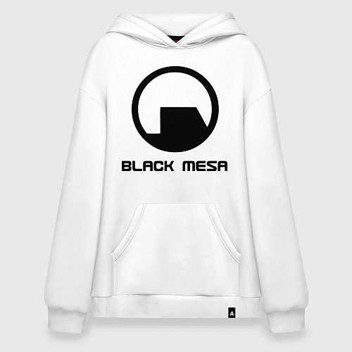 Худи оверсайз Black Mesa: Logo / Белый – фото 1