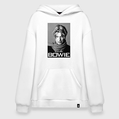 Худи оверсайз Bowie Legend / Белый – фото 1