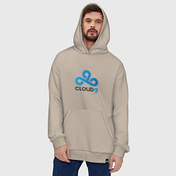 Толстовка-худи оверсайз Cloud9, цвет: миндальный — фото 2