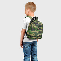 Детский рюкзак Камуфляж: хаки/зеленый, цвет: 3D-принт — фото 2