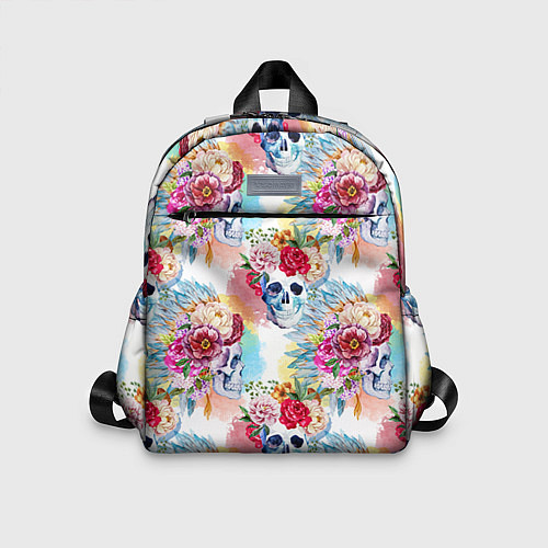 Детский рюкзак Цветы и бабочки 5 / 3D-принт – фото 1