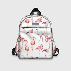 Детский рюкзак Действия фламинго, цвет: 3D-принт