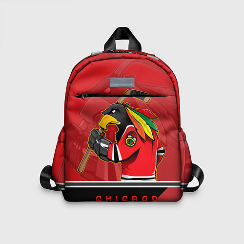 Детский рюкзак Chicago Blackhawks / 3D-принт – фото 1
