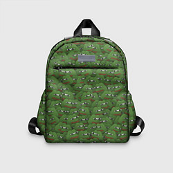 Детский рюкзак Грустные лягушки, цвет: 3D-принт