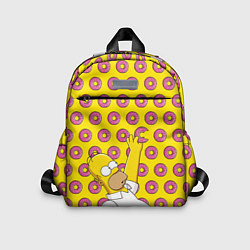 Детский рюкзак Пончики Гомера Симпсона, цвет: 3D-принт