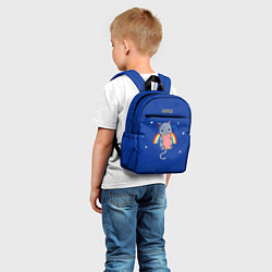 Детский рюкзак Котик на радуге, цвет: 3D-принт — фото 2