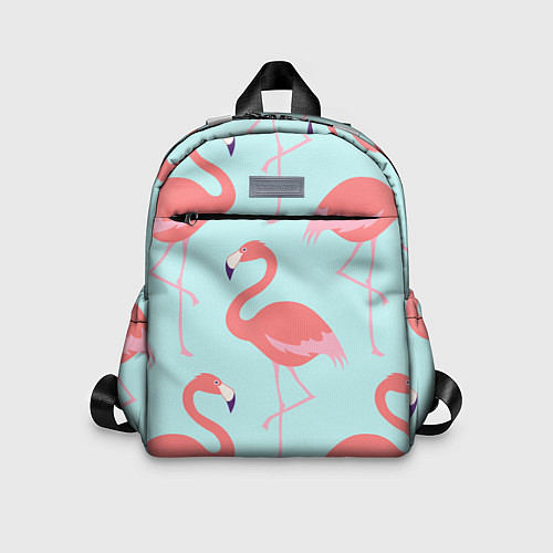 Детский рюкзак Розовые фламинго / 3D-принт – фото 1