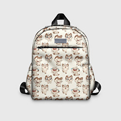 Детский рюкзак Стикеры котик, цвет: 3D-принт
