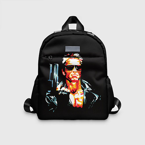 Детский рюкзак Terminator with a pistol / 3D-принт – фото 1