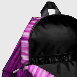 Детский рюкзак Фиолетово-черные краски, цвет: 3D-принт — фото 2