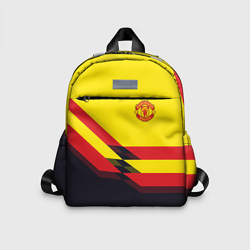 Детский рюкзак Man United FC: Yellow style / 3D-принт – фото 1