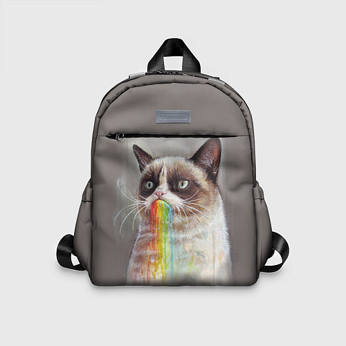 Детский рюкзак Grumpy Cat / 3D-принт – фото 1