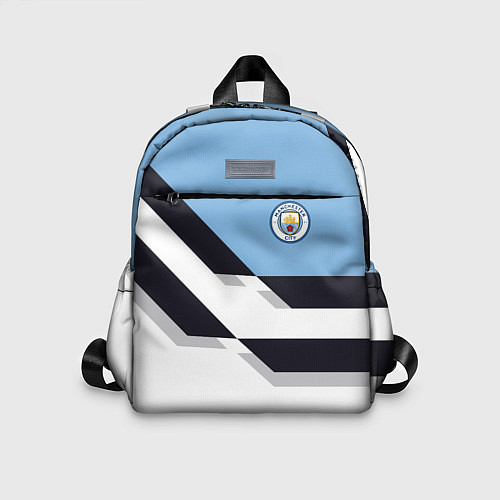 Детский рюкзак Manchester City FC: White style / 3D-принт – фото 1