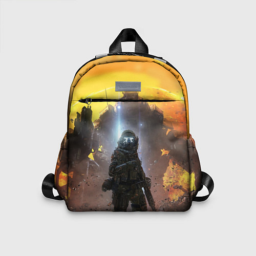 Детский рюкзак Titanfall: Robots War / 3D-принт – фото 1