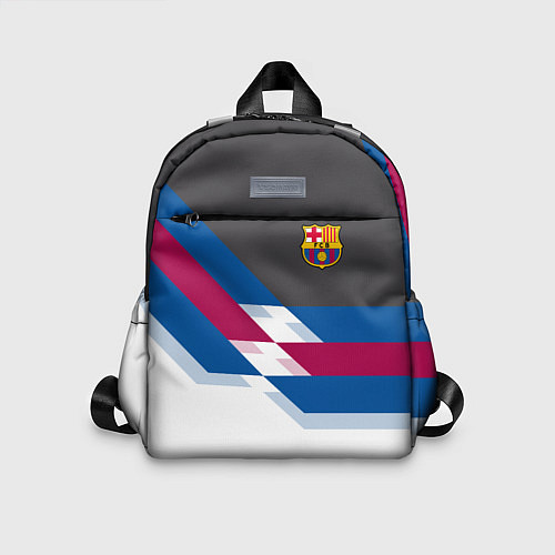 Детский рюкзак Barcelona FC: White style / 3D-принт – фото 1