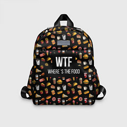 Детский рюкзак WTF Food, цвет: 3D-принт