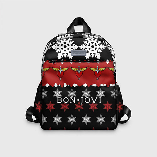 Детский рюкзак Праздничный Bon Jovi / 3D-принт – фото 1
