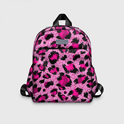 Детский рюкзак Розовый леопард
