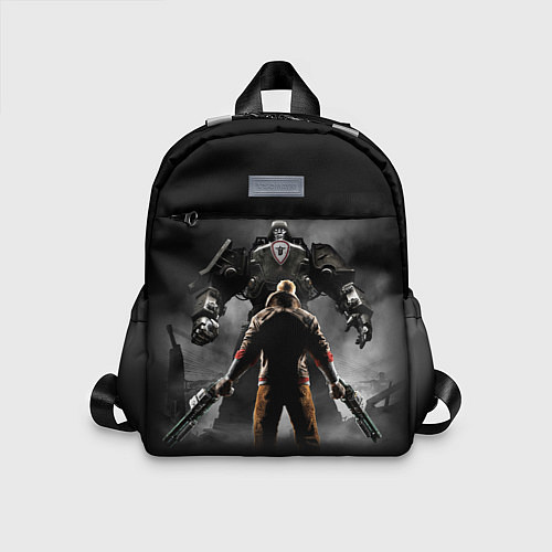 Детский рюкзак Wolfenstein Battle / 3D-принт – фото 1