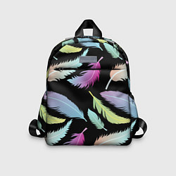 Детский рюкзак Радужные перья