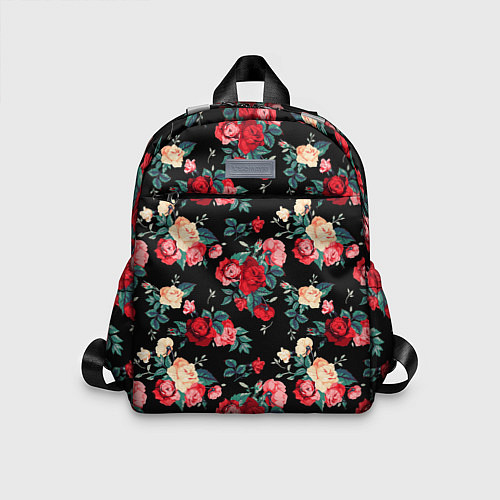 Детский рюкзак Кустовые розы / 3D-принт – фото 1
