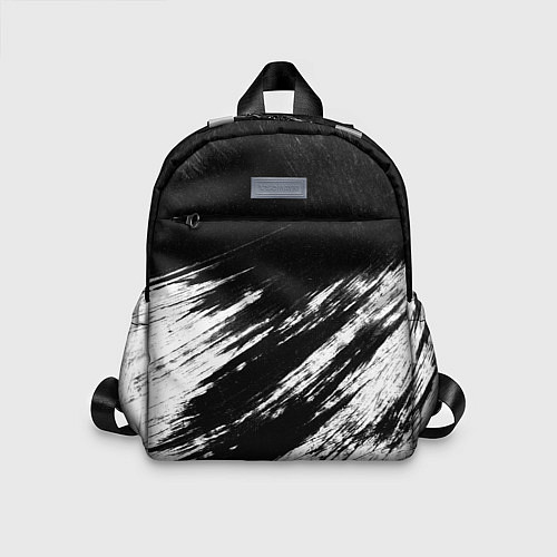 Детский рюкзак Белый и черный / 3D-принт – фото 1