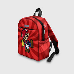 Детский рюкзак Super Mario: Red Illusion, цвет: 3D-принт — фото 2