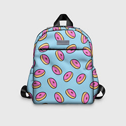 Детский рюкзак Стиль пончиков, цвет: 3D-принт