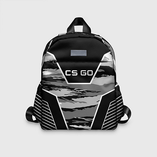 Детский рюкзак CS:GO Grey Camo / 3D-принт – фото 1