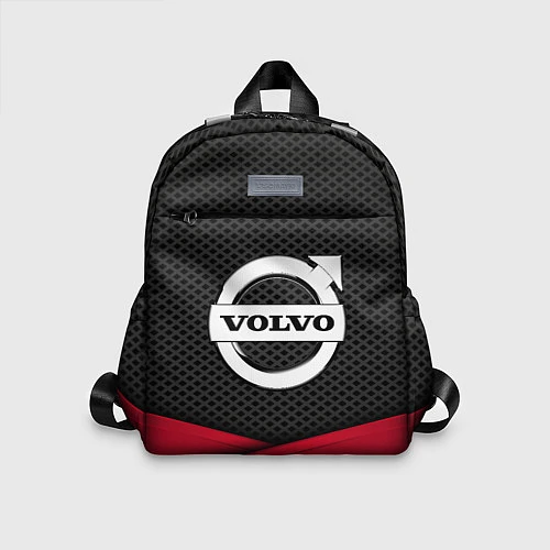 Детский рюкзак Volvo: Grey Carbon / 3D-принт – фото 1