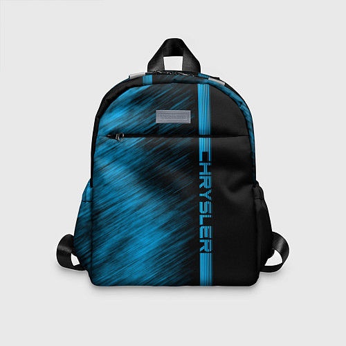 Детский рюкзак Chrysler синие полосы / 3D-принт – фото 1