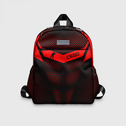 Детский рюкзак CS:GO Red Carbon, цвет: 3D-принт
